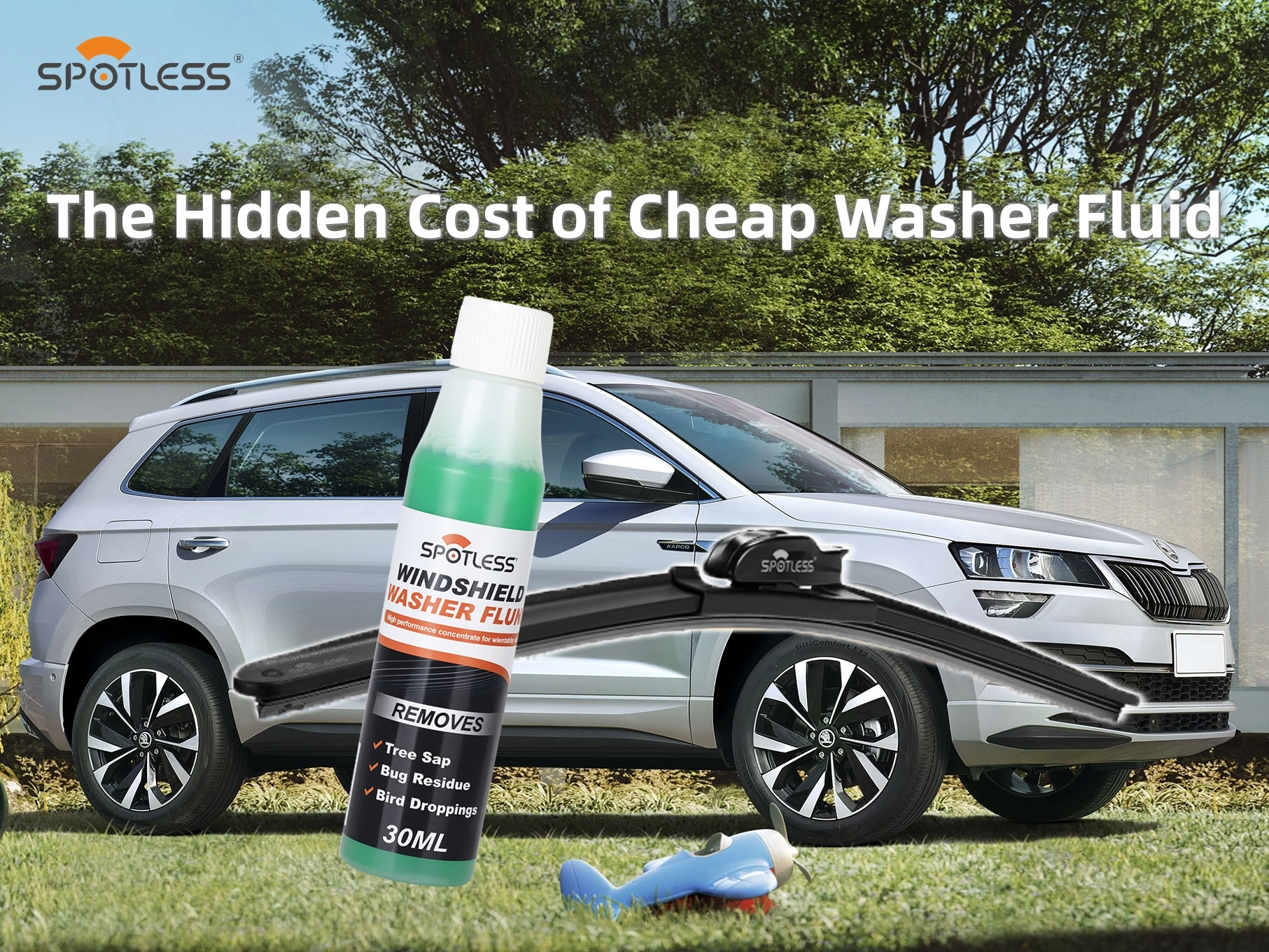 Wie sich der pH-Wert auf die Haltbarkeit von Wischerblättern auswirkt: Die versteckten Kosten billiger Waschflüssigkeit