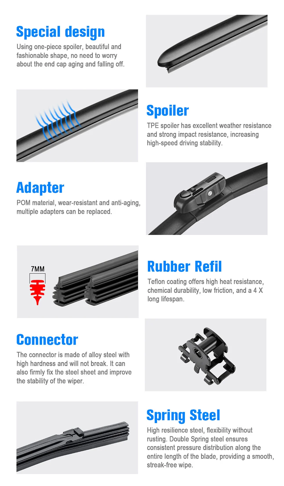 Wiper blades for ford ecosport